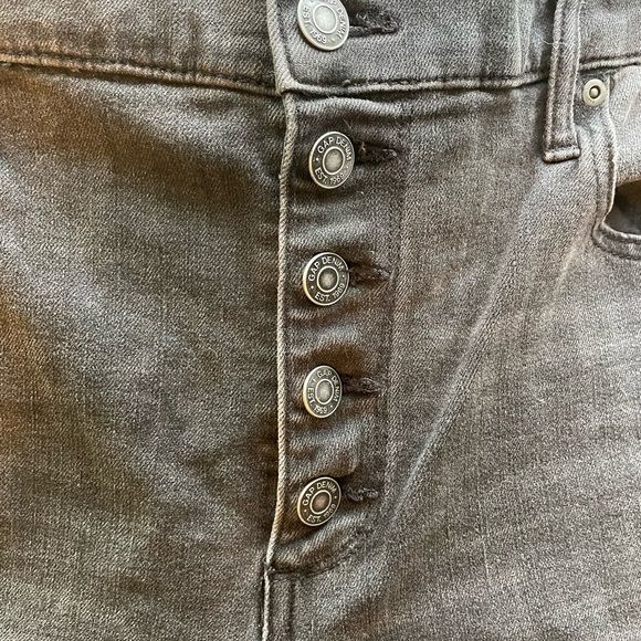Gap ankle jeans button fly w/ raw hem - Picture 4 of 8